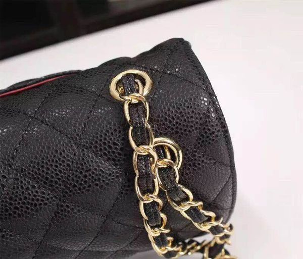 genuine leather shoulder bags luxury women caviar crossbody lady's purse handbag for designer quilted flap square bag raprx, Red;black
genuine leather shoulder bags luxury women caviar crossbody lady's purse handbag for designer quilted flap square bag raprx, Red;black