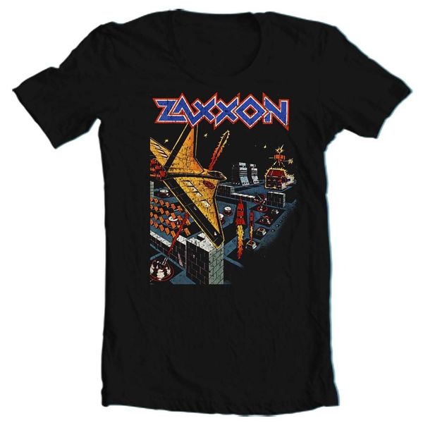 zaxxon футболка ретро урожай аркада видео игры 1980's черного хлопка graphic tee дышащего tee shirt
zaxxon футболка ретро урожай аркада видео игры 1980's черного хлопка graphic tee дышащего tee shirt