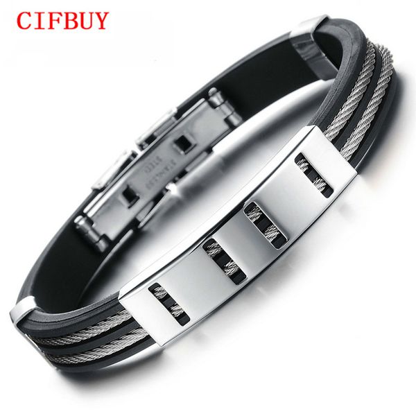 cool man genuine silicone bangles rock punk black/rose gold color stainless steel men jewelry bracelet allergy ph841b
cool man genuine silicone bangles rock punk black/rose gold color stainless steel men jewelry bracelet allergy ph841b