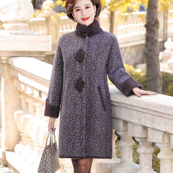 winter casual wool coat women warm jacket loose slim clothing elegant coats stand collar long overcoat, Black;brown
winter casual wool coat women warm jacket loose slim clothing elegant coats stand collar long overcoat, Black;brown