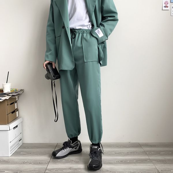 men's suits & blazers 2021 spring and summer korean version of solid color loose trousers fashion casual black / grey green m-3xl, White;black
men's suits & blazers 2021 spring and summer korean version of solid color loose trousers fashion casual black / grey green m-3xl, White;black