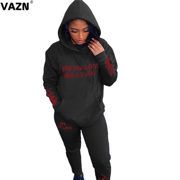 vazn 2020 autumn high-end letter daily young tracksuits hooded full sleeve group long pants slim women 2 piece set x0923, Gray
vazn 2020 autumn high-end letter daily young tracksuits hooded full sleeve group long pants slim women 2 piece set x0923, Gray
