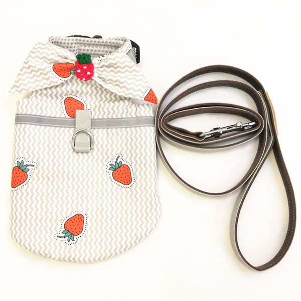 pets products dogs supplies strawberry printing cute vest with leash for small puppy dogs cats
pets products dogs supplies strawberry printing cute vest with leash for small puppy dogs cats