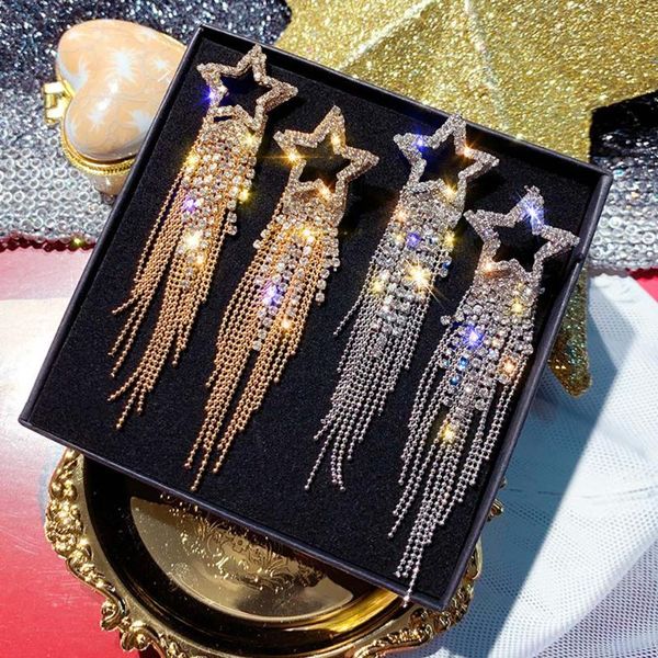 мода роскошные rhinestone pentagram звезды серьги длинные серьги бахромой shiny charm утрированные ladies jewelry аксессуары, Silver
мода роскошные rhinestone pentagram звезды серьги длинные серьги бахромой shiny charm утрированные ladies jewelry аксессуары, Silver