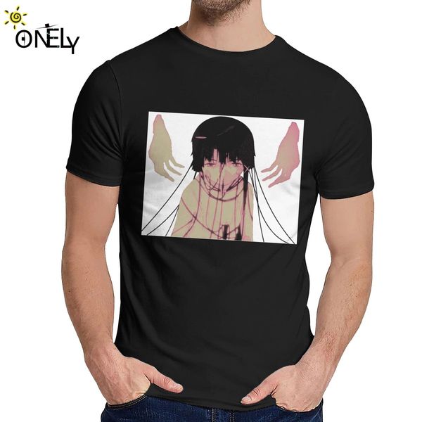 round collar serail experiments lain sad japanese anime manga t-shirt crazy for man soft slim t shirt sale
round collar serail experiments lain sad japanese anime manga t-shirt crazy for man soft slim t shirt sale