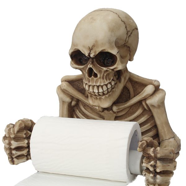 creative skull statue roll paper holder wall mount resin sculpture home desk decor gift halloween party decoration dropshipping t200331
creative skull statue roll paper holder wall mount resin sculpture home desk decor gift halloween party decoration dropshipping t200331
