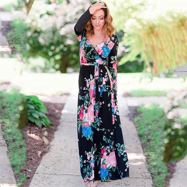 panelled womens designer dresses casual females clothing floral print womens casual dresses fashion irregular bind empire, Black;gray 
panelled womens designer dresses casual females clothing floral print womens casual dresses fashion irregular bind empire, Black;gray