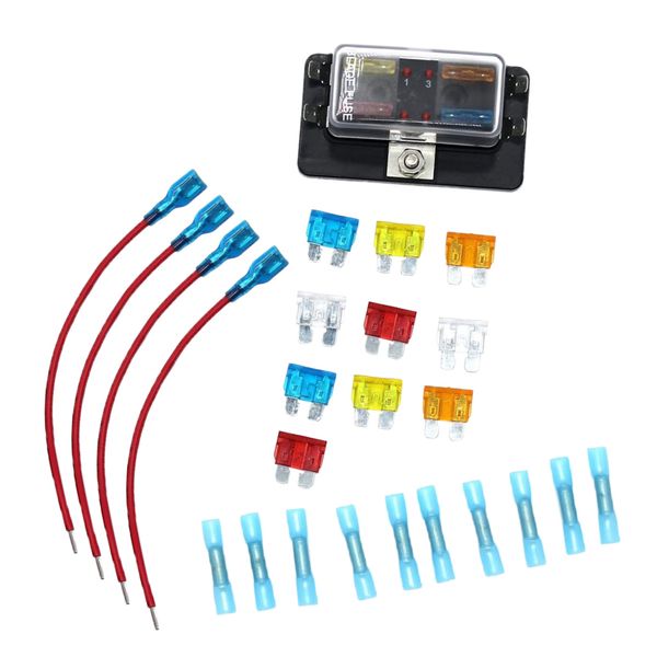 dc 12-32v 4 way клинок держатель предохранителя box блок с предохранителями клеммы kit
dc 12-32v 4 way клинок держатель предохранителя box блок с предохранителями клеммы kit