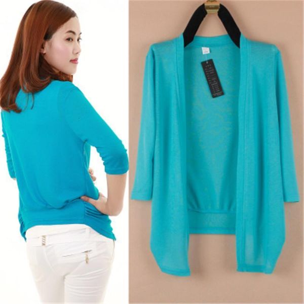 2019 spring summer air conditioning shirt women three quarter sleeve loose sweater female cardigan thin outerwear l to 5xl d064, White;black
2019 spring summer air conditioning shirt women three quarter sleeve loose sweater female cardigan thin outerwear l to 5xl d064, White;black