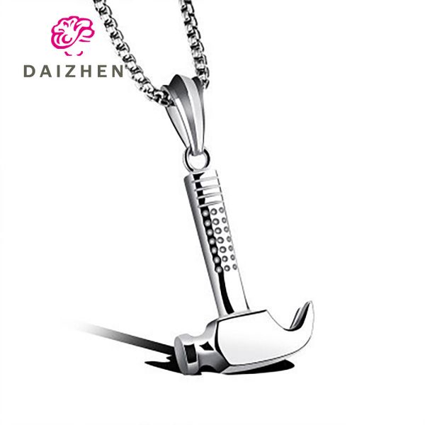 new arrival claw hammer punk necklace men boys hiphop rock chain link necklace male accessories pendant men gift, Silver
new arrival claw hammer punk necklace men boys hiphop rock chain link necklace male accessories pendant men gift, Silver