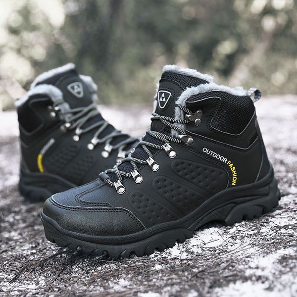 men winter snow boots outdoor leather sneakers super warm men's boots sneakers male footwear lace up work shoes big size 39-46, Black
men winter snow boots outdoor leather sneakers super warm men's boots sneakers male footwear lace up work shoes big size 39-46, Black