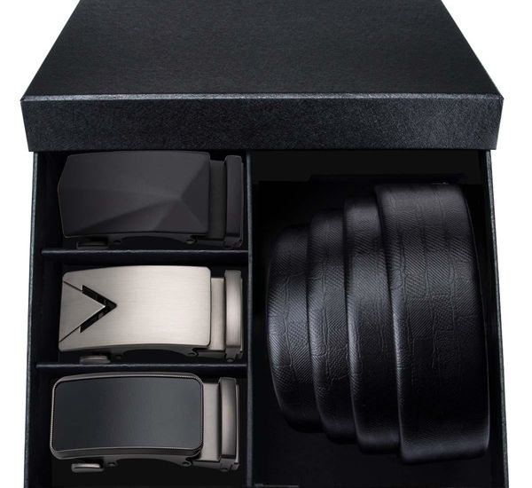 mens leather belt black belt with 3 automatic buckles adjustable strap gift box dk-2009 2013 2015, Black;brown
mens leather belt black belt with 3 automatic buckles adjustable strap gift box dk-2009 2013 2015, Black;brown