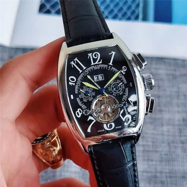 2020 style men watch fashion watches automatic movement stainless steel mens watches leather strap design watches male sport wristwatch, Slivery;brown
2020 style men watch fashion watches automatic movement stainless steel mens watches leather strap design watches male sport wristwatch, Slivery;brown