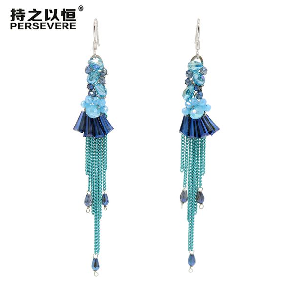 dangle & chandelier 4 colors crystal beaded statement earrings 2021 simple chain drop tassel for women party jewelry accessories, Silver
dangle & chandelier 4 colors crystal beaded statement earrings 2021 simple chain drop tassel for women party jewelry accessories, Silver