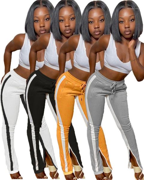 casual trousers with pocket slim fashion women autumn pants cloting striped zipper pants womens designer patchwork, Black;white
casual trousers with pocket slim fashion women autumn pants cloting striped zipper pants womens designer patchwork, Black;white