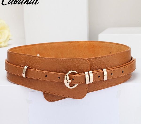cavanal women's wide belt fashion ladies pin buckle belts women punk corset belt 2020, Black;brown
cavanal women's wide belt fashion ladies pin buckle belts women punk corset belt 2020, Black;brown