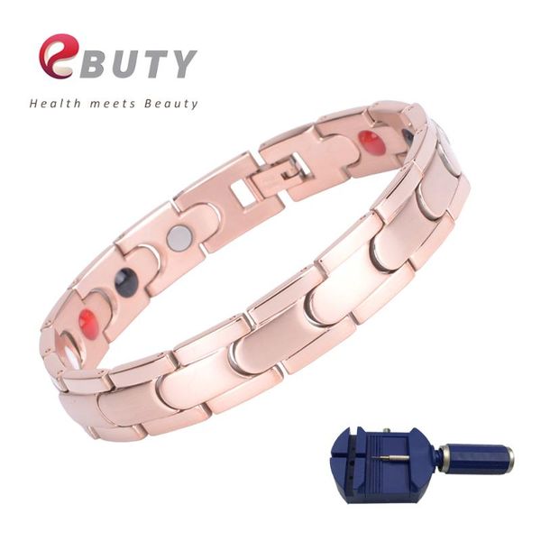 ebuty magnetic ion energy bracelet therapy health wristband bangle rose gold titanium jewelry bracelets high quality, Black
ebuty magnetic ion energy bracelet therapy health wristband bangle rose gold titanium jewelry bracelets high quality, Black