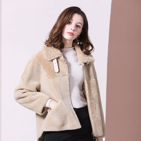 women's fur & faux women s coats short teddy bear coat ladies clothing overcoat plus size beige wool blends 2021 autumn winter ship, Black
women's fur & faux women s coats short teddy bear coat ladies clothing overcoat plus size beige wool blends 2021 autumn winter ship, Black