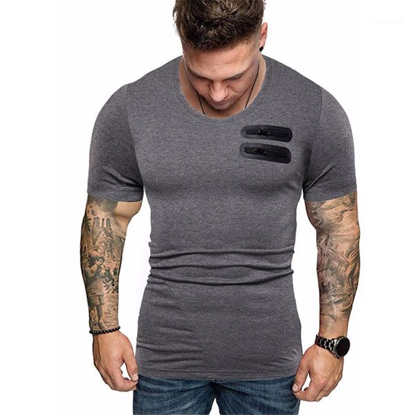 short sleeves t shirts designer solid color casual mens male clothing panelled fur pocket mens tee fashion, White;black
short sleeves t shirts designer solid color casual mens male clothing panelled fur pocket mens tee fashion, White;black
