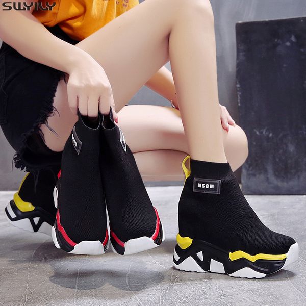 boots swyivy mesh wedge shoes woman platform ladies solid 2021 autumn slip on ankle for women round toe female, Black
boots swyivy mesh wedge shoes woman platform ladies solid 2021 autumn slip on ankle for women round toe female, Black