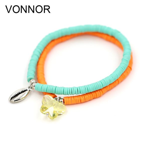 beaded, strands fashion woman bracelet cute single color clay with alloy shell crystal pendant bracelets jewelry for female girl gift, Black
beaded, strands fashion woman bracelet cute single color clay with alloy shell crystal pendant bracelets jewelry for female girl gift, Black