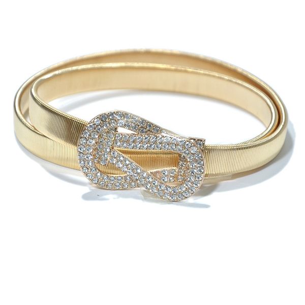 2020 new designer gold elastic stretch waist chain belt female thin skinny rhinestone overlapping buckle belts for women dresses, Black;brown
2020 new designer gold elastic stretch waist chain belt female thin skinny rhinestone overlapping buckle belts for women dresses, Black;brown