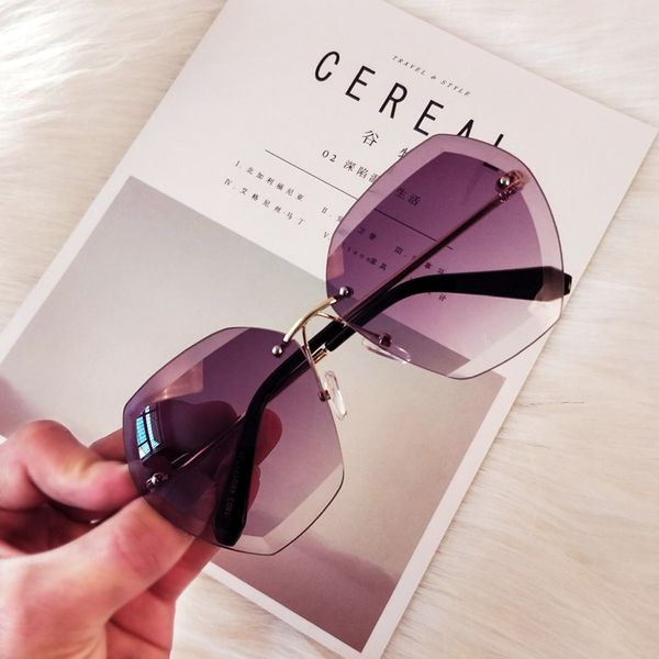 polygon frameless trimming irregular sunglasses female tide gradient fashion sunglasses transparent glasses, White;black
polygon frameless trimming irregular sunglasses female tide gradient fashion sunglasses transparent glasses, White;black