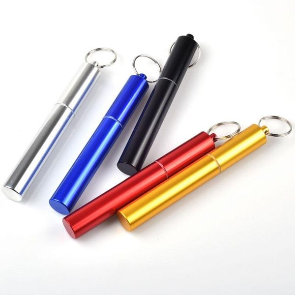 portable pill box aluminum alloy home storage container traveling keychains long bottle key ring case ing
portable pill box aluminum alloy home storage container traveling keychains long bottle key ring case ing