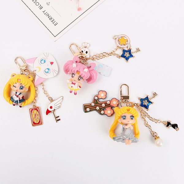 cute japan cartoon sailor moon chibi maruko doll keychain pendant for women bag backpack charms decoration car key rings holder, Silver
cute japan cartoon sailor moon chibi maruko doll keychain pendant for women bag backpack charms decoration car key rings holder, Silver