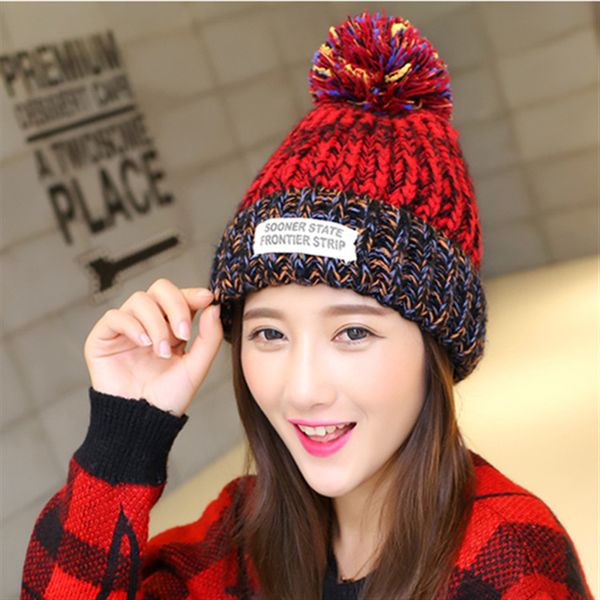 1pcswinter beanies for women knitted hats mix colors skullies and beanies knit big pompom caps female beanie bonnet femme gorros, Blue;gray
1pcswinter beanies for women knitted hats mix colors skullies and beanies knit big pompom caps female beanie bonnet femme gorros, Blue;gray