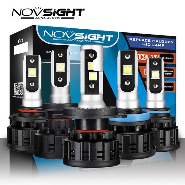 novsight 2pcs led headlight bulb h4 h7 led 60w h1 h3 h8 h11 fog light 16000lm high low beam automobiles lamp 6500k 12v
novsight 2pcs led headlight bulb h4 h7 led 60w h1 h3 h8 h11 fog light 16000lm high low beam automobiles lamp 6500k 12v