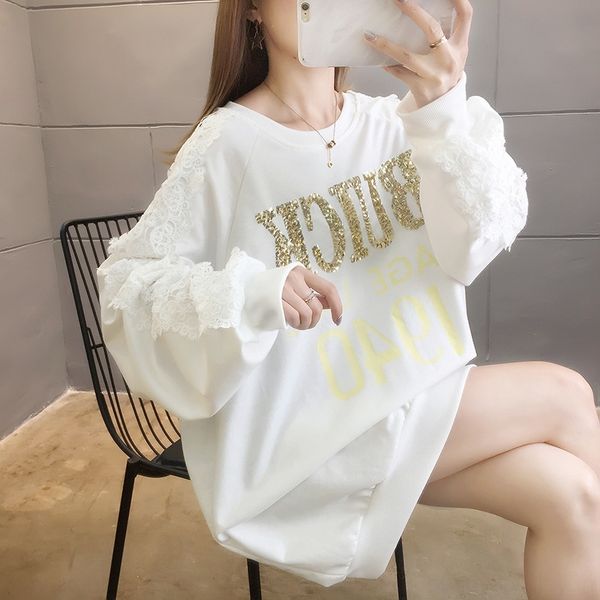 2020 autumn and winter new lace thin sweater tanned women's versatile internet celebrity korean style loose coat coat sweaterlace sweat, Black
2020 autumn and winter new lace thin sweater tanned women's versatile internet celebrity korean style loose coat coat sweaterlace sweat, Black