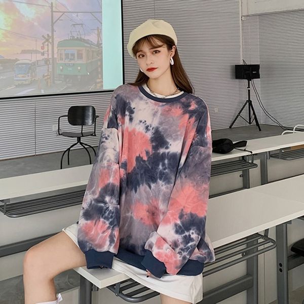 autumn korean style 2020 new loose mid-length harajuku style tie-dyed printing sweater sweaterlarge size fashion long sleeve sweater women&#, Black
autumn korean style 2020 new loose mid-length harajuku style tie-dyed printing sweater sweaterlarge size fashion long sleeve sweater women&#, Black
