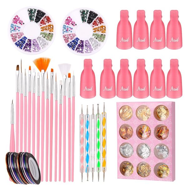 nail art tools kit uv gel nail painting brush set dotting pen striping tape line manicure 3d rhinestones decoration jewelry
nail art tools kit uv gel nail painting brush set dotting pen striping tape line manicure 3d rhinestones decoration jewelry