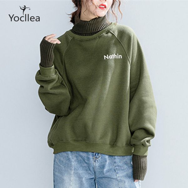 autumn winter warm add velvet turtleneck hoodies sweatshirt ladies loose plus size long sleeve women, Black
autumn winter warm add velvet turtleneck hoodies sweatshirt ladies loose plus size long sleeve women, Black