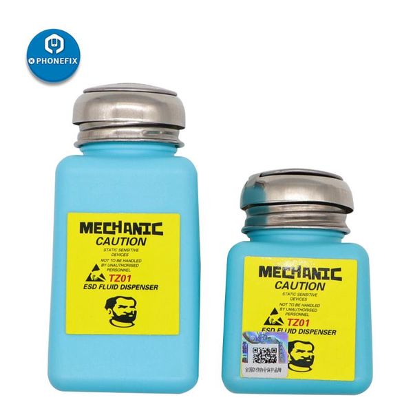 mechanic alcohol bottle 100 / 180ml liquid container bottle esd cleaner dispenser empty pump for repair mechanic tools
mechanic alcohol bottle 100 / 180ml liquid container bottle esd cleaner dispenser empty pump for repair mechanic tools
