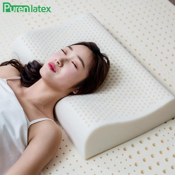 purenlatex 60x40 pure natural latex thailand pillow neck spine orthopedic pillows protect cervical vertebra for sleep contour
purenlatex 60x40 pure natural latex thailand pillow neck spine orthopedic pillows protect cervical vertebra for sleep contour