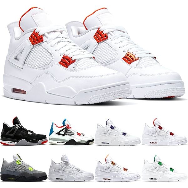 jumpman 4 men basketball shoes 4s mens trainers neon orange metallic what the cool grey bred sports sneakers size 7-13
jumpman 4 men basketball shoes 4s mens trainers neon orange metallic what the cool grey bred sports sneakers size 7-13