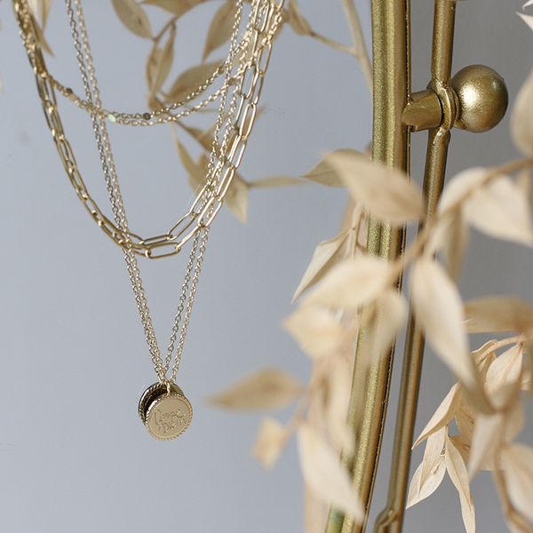 three-layer bush chain english pendant multistory necklace clavicle chain titanium steel, Silver
three-layer bush chain english pendant multistory necklace clavicle chain titanium steel, Silver