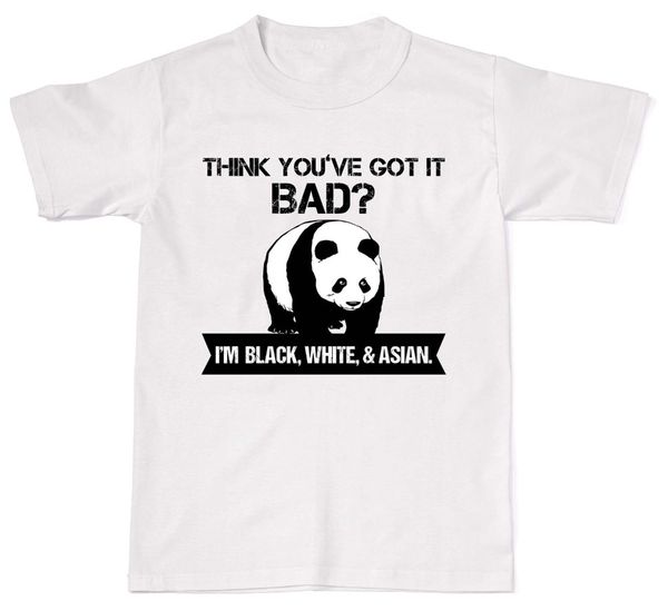 2019 new brand sale panda think you've got it bad black white asian cotton t shirt t-shirt
2019 new brand sale panda think you've got it bad black white asian cotton t shirt t-shirt