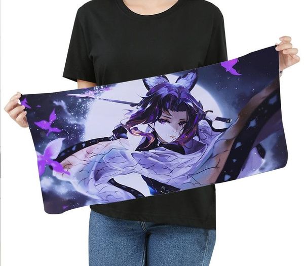 demon slayer blade stove gate nidouzi second anime peripheral washing towel student microfiber facial towel unisexanime, Black;gray