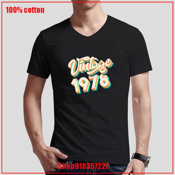 vintage 1978 - 41st birthday retro v-neck soft cotton summer casual 2020 fashion homme t shirt magic
vintage 1978 - 41st birthday retro v-neck soft cotton summer casual 2020 fashion homme t shirt magic