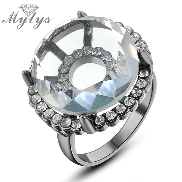 cluster rings mytys classic clear big crystal for women design fashion gift unique jewelry r694 r695, Golden;silver
cluster rings mytys classic clear big crystal for women design fashion gift unique jewelry r694 r695, Golden;silver