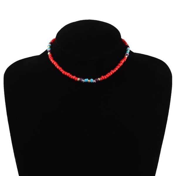 1pcs women boho beaded choker handmade cute boho bead necklace colorful beaded necklace girls jewellery, Golden;silver
1pcs women boho beaded choker handmade cute boho bead necklace colorful beaded necklace girls jewellery, Golden;silver
