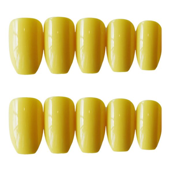 false nails 24pcs/set with glue european ins shiny yellow long fake solid color finger nail full cover tips, Red;gold
false nails 24pcs/set with glue european ins shiny yellow long fake solid color finger nail full cover tips, Red;gold