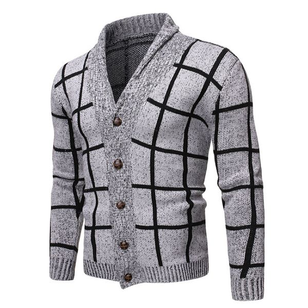 dropshipping fashion v neck wool sweater plaid printed single breasted cardigan sweater plus size male clothing, White;black
dropshipping fashion v neck wool sweater plaid printed single breasted cardigan sweater plus size male clothing, White;black