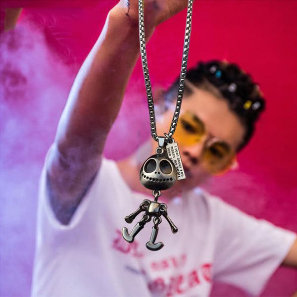 steampunk alien necklace pendant necklace gift accessories for men and women hip-hop titanium steel stainless steel, Silver
steampunk alien necklace pendant necklace gift accessories for men and women hip-hop titanium steel stainless steel, Silver
