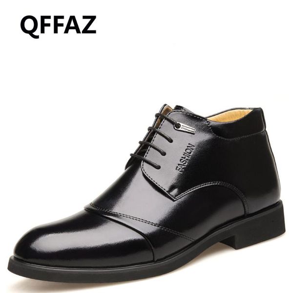 qffaz new handmade men leather winter boots warm snow men boots ankle for business dress shoes, Black
qffaz new handmade men leather winter boots warm snow men boots ankle for business dress shoes, Black