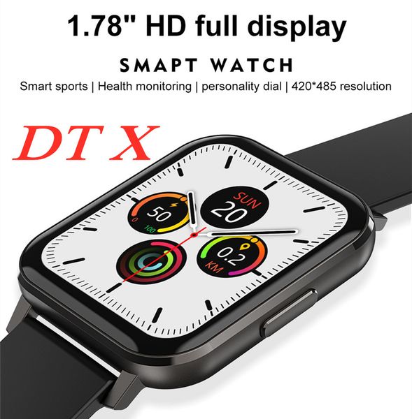 1,78" full hd дисплей dt x смарт часы bt5.0 ip68 водонепроницаемый экг мониторинг смарт браслет браслет здоровья фитнес tracker
1,78" full hd дисплей dt x смарт часы bt5.0 ip68 водонепроницаемый экг мониторинг смарт браслет браслет здоровья фитнес tracker