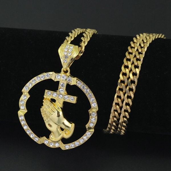 hip hop new молитва руки и крест ожерелье для мужчин помолитесь eace rhinestone pandent, Silver
hip hop new молитва руки и крест ожерелье для мужчин помолитесь eace rhinestone pandent, Silver